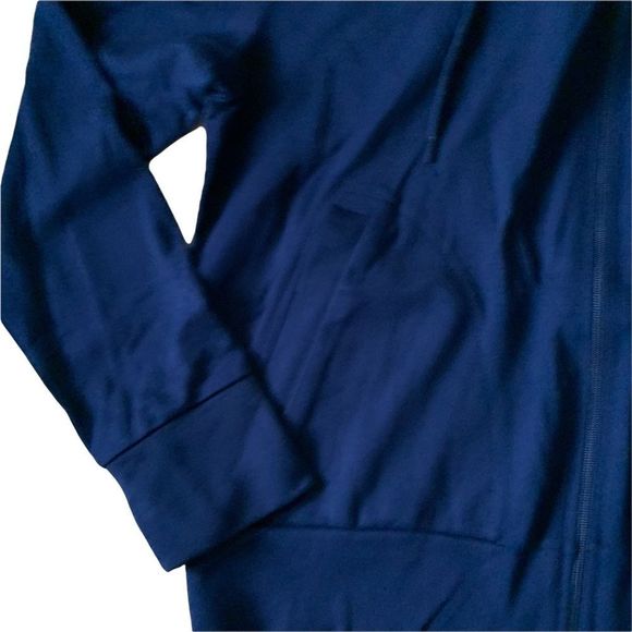 New Navy Zara Zip-Up Jacket Size Small - Picture 3 of 8